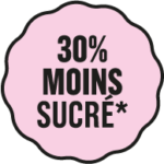 30% moins sucré