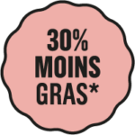 30% moins gras