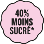 40% moins sucré